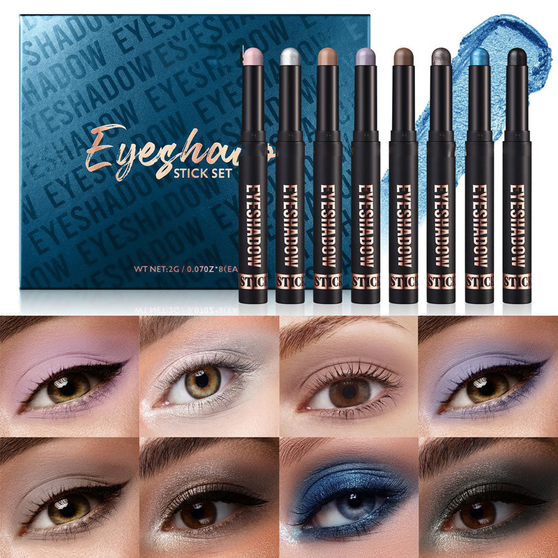 ๐LAST DAY PROMOTION - 50%OFF๐โจ8 Colors Glitter Eyeshadow Stick Waterproof & Long-Wearing & Multi-Use