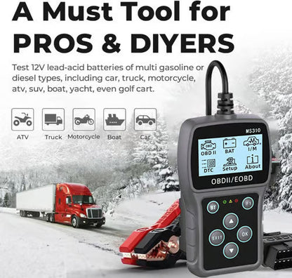 🎁2025 Hot Sale 50% OFF💥BT100 Car Battery Tester 12V Load Tester