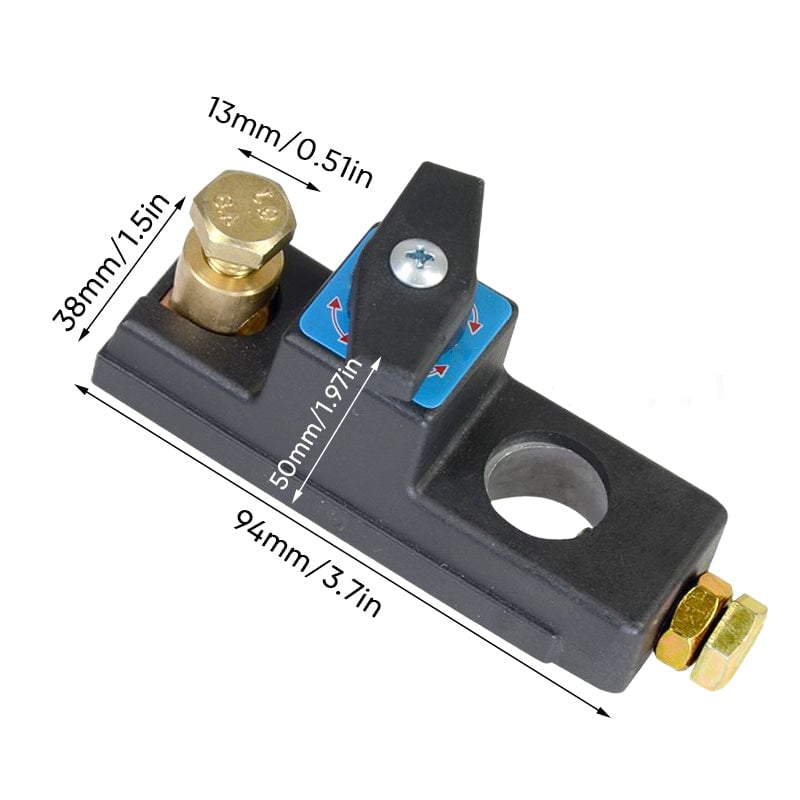 🔋🚗 12V/24V Battery Disconnect Switch for Vehicles – Dual Voltage, 250A, Enhanced Safety & Easy Installation!