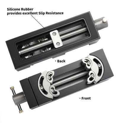 High-Precision Mini Vise Clamp For Universal Clamping of Wood, Plastic, and Metal