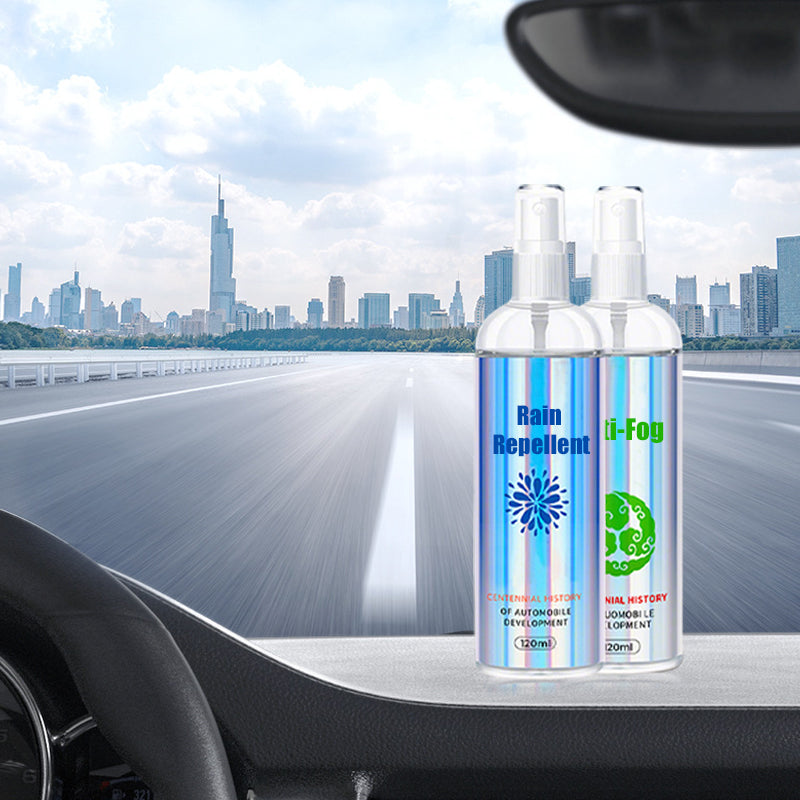🚗 Car Glass Rain Repellent & Anti-Fog Kit - Creates Invisible Protective Layer for Enhanced Visibility in All Weather Conditions 🌧️🔮