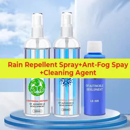 🚗 Car Glass Rain Repellent & Anti-Fog Kit - Creates Invisible Protective Layer for Enhanced Visibility in All Weather Conditions 🌧️🔮