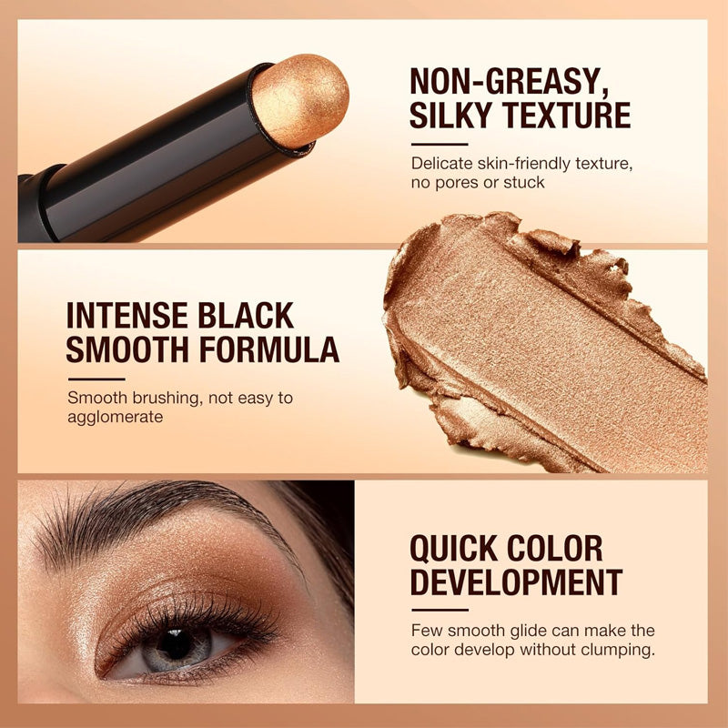 💗LAST DAY PROMOTION - 50%OFF🎁✨8 Colors Glitter Eyeshadow Stick Waterproof & Long-Wearing & Multi-Use