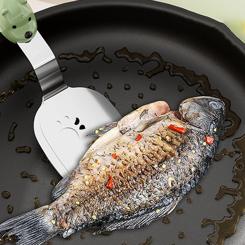 2-in-1 Non-Slip Durable Spatula Tongs