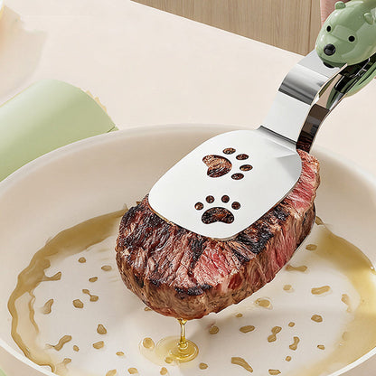 2-in-1 Non-Slip Durable Spatula Tongs