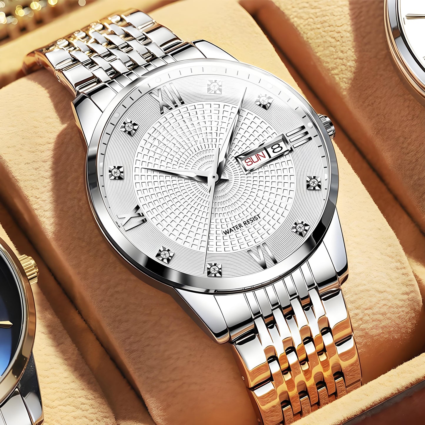 ⏳Year-End Premium Sale: 80% OFF💥Men's Stainless Steel Waterproof Business Watch